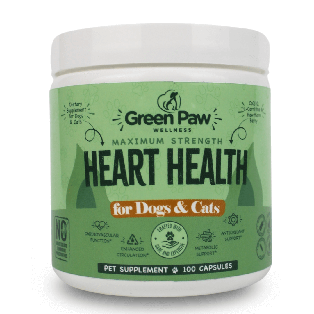 Heart Supplement for Dogs & Cats | Green Paw Wellness Heart Supplement for Dogs & Cats | Green Paw Wellness
