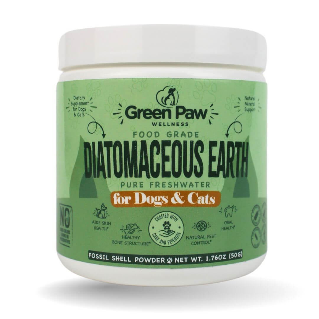 Diatomaceous Earth for Dogs & Cats Green Paw Wellness